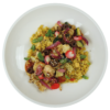 Harissa Cauliflower and Bulgur 