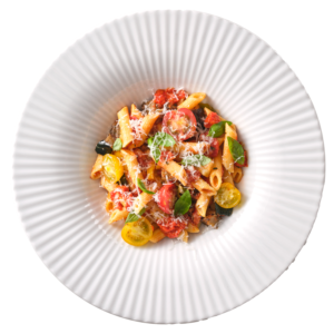 Penne Arrabiata Roasted Vegetables